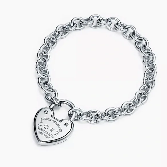 Tiffany Return To Love Lock XL link bracelet - Picture 6 of 8